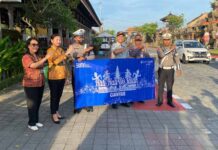 Sosialisasikan Keselematan Berkendara, Jasa Raharja Wilayah Bali Gelar Aksi Simpatik dan Operasi Gabungan dan Operasi Gabungan