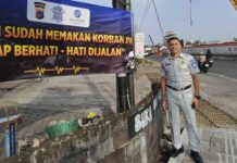 Action Plan Jasa Raharja Kanwil D.I.Yogyakarta Dengan Pemasangan Spanduk Himbauan Cegah Laka di Daerah Titik Rawan Lakalantas di Daerah Titik Rawan Lakalantas