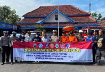 Jasa Raharja Bersama Satgas Quick Respon Siap Amankan Arus Mudik Lebaran 2025 di Kabupaten Blora di Kabupaten Blora