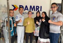Jasa Raharja NTB Kolaborasi Bersama Stakeholder Pastikan Kelancaran PAM Lebaran 2025 di PO DAMRI di PO DAMRI
