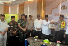 Forkopimda & Jasa Raharja Gelar Aksi Simpatik di Pos Pelayanan Terpadu Temon Kulon Progo di Pos Pelayanan Terpadu Temon Kulon Progo