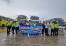 Jasa Raharja Bersama Satlantas Polres Tegal dan Dinas Perhubungan Gelar Ramp Check dan Pengobatan Gratis di Terminal Dukuhsalam di Terminal Dukuhsalam