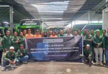 Jasa Raharja Laksanakan Pelatihan Penanganan Korban Kecelakaan di PO Pandawa 87 Pasuruan jasa raharja jatim