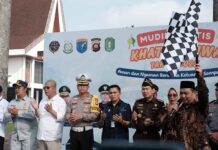 Jasa Raharja Kalimantan Barat Turut Serta Pelepasan 32 Bus Mudik Gratis Khatulistiwa 2025 jasa raharja kalbar