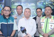 Menteri Perhubungan, Kakorlantas Polri, dan Direktur Utama PT Jasa Raharja Tinjau Kesiapan Pelabuhan Merak Sambut Pemudik Menuju dan Dari Sumatra jasa raharja pusat