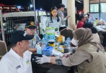 Jasa Raharja Wilayah Sulawesi Selatan dan Barat Gelar Pemeriksaan Kesehatan Gratis Jelang Lebaran 2025 di Terminal Daya Makassar jasa raharja sulsel