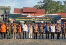 Jasa Raharja Wilayah Sulawesi Tenggara, Hadiri Apel Gelar Pasukan Operasi Keselamatan Anoa Tahun 2025 jasa raharja sultra