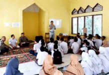 Jasa Raharja Sijunjung Gelar Sosialisasi Keselamatan Berlalu Lintas dan Pertolongan Pertama Gawat Darurat di SMP Negeri 45 Sijunjung jasa raharja sumbar