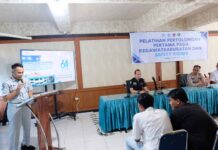 Ditlantas Polda Sumbar  dan Jasa Raharja Kanwil Sumatera Barat Menggelar Pelatihan Pertolongan Pertama Kegawatdaruratan dan Safety Riding jasa raharja sumbar