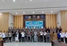 Kolaborasi Jasa Raharja Dan Forkopimda OKU Koordinasi Lintas Sektoral Pengamanan Idul Fitri 2025 jasa raharja sumsel