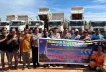 Tekan Kecelakaan Kendaraan Truk, Jasa Raharja Kepri Gelar Ramcek dan Safety Riding Polda Kepri bersama Driver Truk PT GPIB Batam Driver Truk PT GPIB Batam