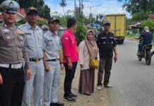 Jasa Raharja Pasaman Barat bersama Tim Pembina Samsat Pasaman Barat Lakukan Operasi Gabungan Lakukan Operasi Gabungan