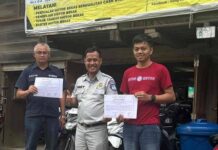 Penandatangan Komitmen Kepatuhan Pelunasan Pajak Kendaraan Bermotor dan SWDKLLJ antara Jasa Raharja dan Showroom Nitsu Motor Toraja Showroom Nitsu Motor Toraja