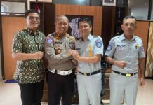 Jasa Raharja NTB Tingkatkan Koordinasi dan Kerjasama dengan Ditlantas Polda NTB dengan Ditlantas Polda NTB