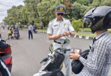 Jasa Raharja Sumbawa Kolaborasi Bersama Tim Pembina Samsat Sumbawa Tingkatkan Kepatuhan dengan Operasi Gabungan dengan Operasi Gabungan
