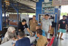 Dekatkan Layanan Kesehatan, Jasa Raharja Cabang Tarakan Gelar Aksi MUKL di Dermaga Kulteka Tanjung Selor di Dermaga Kulteka Tanjung Selor