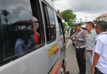 Tingkatkan Kepatuhan Pajak Kendaraan, Jasa Raharja Ikuti Operasi Gabungan di Jalan Raya Lubuk Sikaping, Kabupaten Pasaman di Jalan Raya Lubuk Sikaping