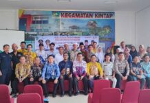 Jasa Raharja Kalsel bersama Tim Pembina Samsat Pelaihari Sosialisasikan Kebijakan Opsen PKB dan BBNKB di Kecamatan Kintap di Kecamatan Kintap