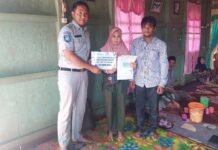 Jasa Raharja Sumsel Proses Cepat Santunan Korban  Laka Lantas di Pangkalan Lampam OKI di Pangkalan Lampam OKI