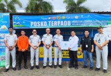 Sinergi Jasa Raharja dan ASDP Watampone Jaga Kelancaran Mudik di Pelabuhan Bajoe di Pelabuhan Bajoe