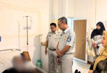 PT Jasa Raharja Wilayah Sulawesi Selatan dan Barat Santuni Korban Laka di Rumah Sakit Hikmah Makassar Pada Periode PAM Lebaran 2025 di Rumah Sakit Hikmah Makassar