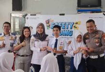 Jasa Raharja Wilayah Sulawesi Selatan Gencarkan Safety Riding, Sasar Pelajar di SMP Negeri 18 Makassar di SMP Negeri 18 Makassar