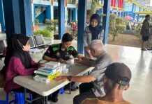 Gelar Pengobatan Gratis di Terminal Km 6 Banjarmasin, Komitmen Jasa Raharja Kalsel dalam Keselamatan Pemudik jasa raharja kalsel