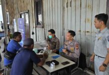 Jasa Raharja Kanwil Kaltim Gelar Pemeriksaan Kesehatan Gratis bagi Penumpang dan Awak Speedboat di Dermaga Semayang jasa raharja kaltim