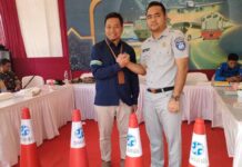 Tingkat Tertib Lalu Lintas Selama Mudik Lebaran 2025, Jasa Raharja Kepri Serahkan Bantuan Traffic Cone kepada ASDP Telaga Punggur Batam kepada ASDP Telaga Punggur Batam