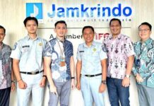 Penandatangan Komitmen Wajib Lunas Pajak Kendaraan Bermotor dan SWDKLLJ antara Jasa Raharja dan PT Jamkrindo Cabang Palopo jasa raharja sulsel