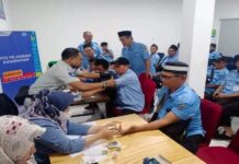 Jasa Raharja Jakarta Timur Gelar Pemeriksaan Kesehatan Gratis  untuk Pengemudi Jaklingko dki