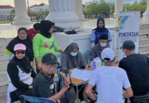 Jasa Raharja Palopo Laksanakan Pemeriksaan Kesehatan Gratis  Di Lapangan Pancasila Kota Palopo Di Lapangan Pancasila Kota Palopo