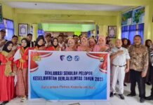 Satlantas Polres Kepulauan Sula dan Jasa Raharja Cabang Ternate Laksanakan Safety Campaign Di Madrasah Aliyah Negeri 1 Sanana Di Madrasah Aliyah Negeri 1 Sanana