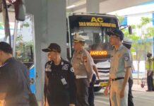 Jasa Raharja Bersama Polresta Surakarta Laksanakan Kegiatan Ramp Check Angkutan Umum jasa raharja jateng