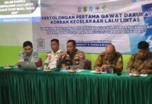 Jasa Raharja Inisiasi Pelatihan PPGD di Desa Prapakan, Kabupaten Sambas Kabupaten Sambas