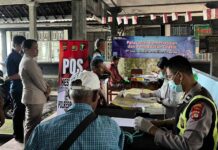 Jasa Raharja Singaraja Bersama Bidokkes Polres Buleleng Gelar Safari Kesehatan dan Pengobatan Gratis di Terminal Sangket Pengobatan Gratis di Terminal Sangket