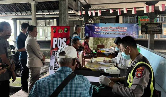 Pengobatan Gratis di Terminal Sangket