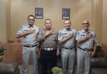 Perkuat Koordinasi, Dirlantas Polda Sumatera Selatan Kunjungi Kantor Wilyah Jasa Raharja Sumatera Selatan jasa raharja sumsel