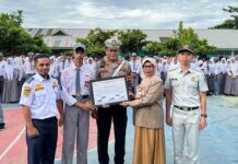 Satlantas Polres Halmahera Selatan dan Jasa Raharja Cabang Ternate Laksanakan Safety Campaign jasa raharja sulut