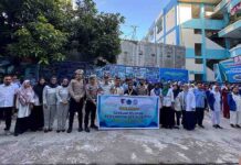 Satlantas Polres Ternate dan Jasa Raharja Cabang Ternate Laksanakan Safety Campaign jasa raharja sulut