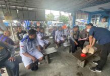 PT Jasa Raharja Kantor Wilayah Bali Mengadakan Pemeriksaan Kesehatan Gratis Serta Sosialisasi Pertolongan Pertama Gawat Darurat jasa raharja bali