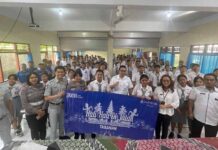 PT Jasa Raharja Kantor Wilayah Bali Gelar Sosialisasi Kesamsatan dan Keselamatan Lalu Lintas di SMKN 3 Tabanan di SMKN 3 Tabanan