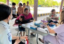 Jasa Raharja NTT Laksanakan Pelayanan Kesehatan Gratis bagi Awak dan Penumpang Angkutan Umum di Terminal Noelbaki, Kupang di Terminal Noelbaki