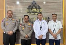Kakanwil Jasa Raharja Sumatera Barat Lakukan Kunjungan ke Kapolresta Padang jasa raharja sumbar