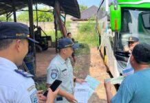 Pastikan Armada Bus Laik Jalan, Jasa Raharja Dan Dishub Sumsel Gelar Ramp Check Terpadu Gelar Ramp Check Terpadu
