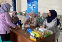 Jasa Raharja Sukoharjo Gelar Layanan Kesehatan Gratis di Pool Bus Gunung Mulia jasa raharja jateng