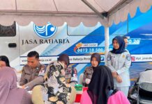 Rangkaian HUT Bhayangkara ke-79, Jasa Raharja Sulawesi Tengah Turut Berpartisipasi Lewat Pelayanan Kesehatan Gratis Pelayanan Kesehatan Gratis