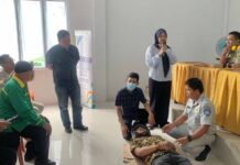 Jasa Raharja Palopo Adakan Pelatihan Pertolongan Pertama Gawat Darurat (PPGD) dan Pemeriksaan Kesehatan Gratis di Kantor Camat Wara Selatan di Kantor Camat Wara Selatan