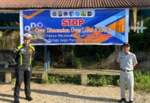 Jasa Raharja Cabang Sintang Bersama Polres Sekadau dan Dinas Perhubungan  Gencarkan Kampanye Stop ODOL di Wilayah Hukum Sekadau di Wilayah Hukum Sekadau