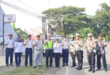 Jasa Raharja Pati Bersama StakeHolder Mendampingi Tim Ditlantas Polda Jateng Dalam Survey Lokasi Blackspot dan Troublespot jasa raharja jateng